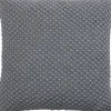 Puder<Magasin du Nord Collection KNIT/MØRK GRÅ MELANGE 48x48 CM