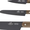 Køkkenknive & Sakse<Lion Sabatier Knivsæt Phenix Walnut 3 dele Sort/valnøddetræ