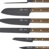 Køkkenknive & Sakse<Lion Sabatier Knivsæt Phenix Walnut 6 dele Sort/valnøddetræ