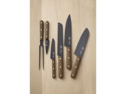 Køkkenknive & Sakse<Lion Sabatier Knivsæt Phenix Walnut 6 dele Sort/valnøddetræ