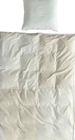 Sengetøj & Lagner<OMHU Økologisk sengesæt, Mini strib patchwork Sand