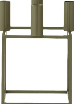 Lys & Lysestager|Adventsstager<Audo Copenhagen Kubus 4 - Olive