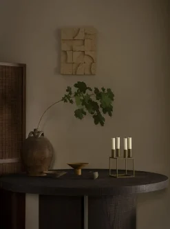 Lys & Lysestager|Adventsstager<Audo Copenhagen Kubus 4 - Olive