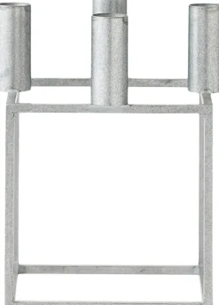 Lys & Lysestager|Adventsstager<Audo Copenhagen Kubus 4 - Zinc