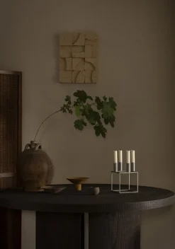 Lys & Lysestager|Adventsstager<Audo Copenhagen Kubus 4 - Zinc
