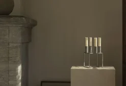 Lys & Lysestager|Adventsstager<Audo Copenhagen Kubus 4 - Zinc