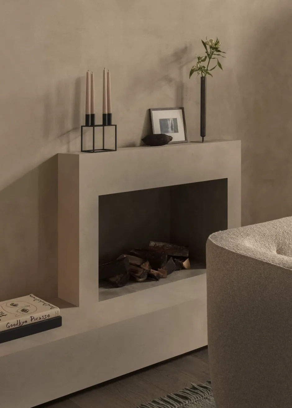 Adventsstager<Audo Copenhagen Kubus 4, Candle Holder, Black