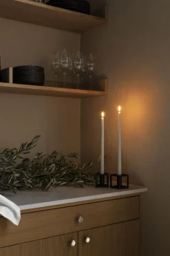 Lys & Lysestager<Audo Copenhagen Kubus 1, Candle Holder, Black