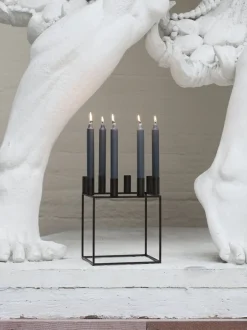 Lys & Lysestager<Audo Copenhagen Kubus 8, Candle Holder, Black