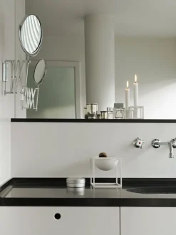 Lys & Lysestager<Audo Copenhagen Kubus 1, Candle Holder, White