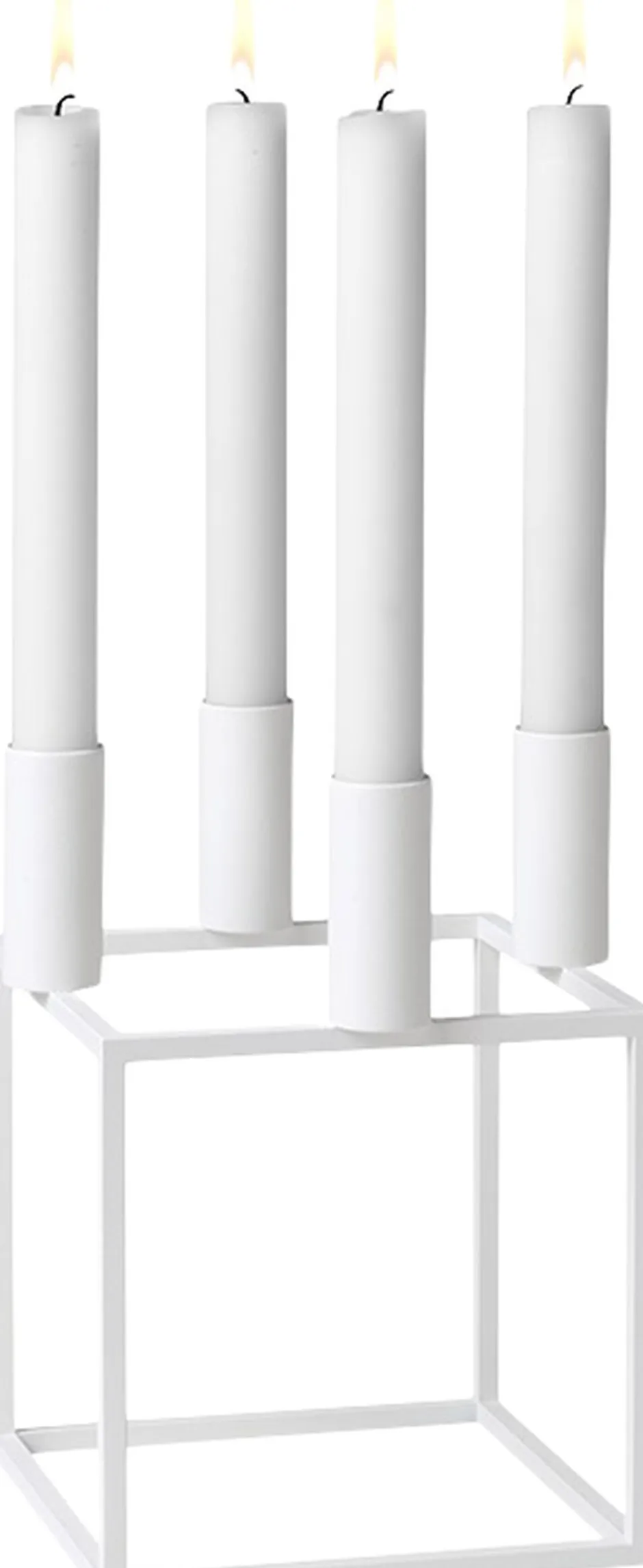 Lys & Lysestager|Adventsstager<Audo Copenhagen Kubus 4, Candle Holder, White