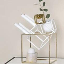 Lys & Lysestager|Adventsstager<Audo Copenhagen Kubus 4, Candle Holder, White