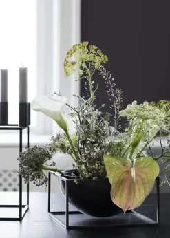 Vaser & Urtepotteskjulere|Møbler<Audo Copenhagen Kubus Bowl centerpiece, Large, Blac