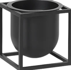 Vaser & Urtepotteskjulere<Audo Copenhagen Kubus Flowerpot 10, Black
