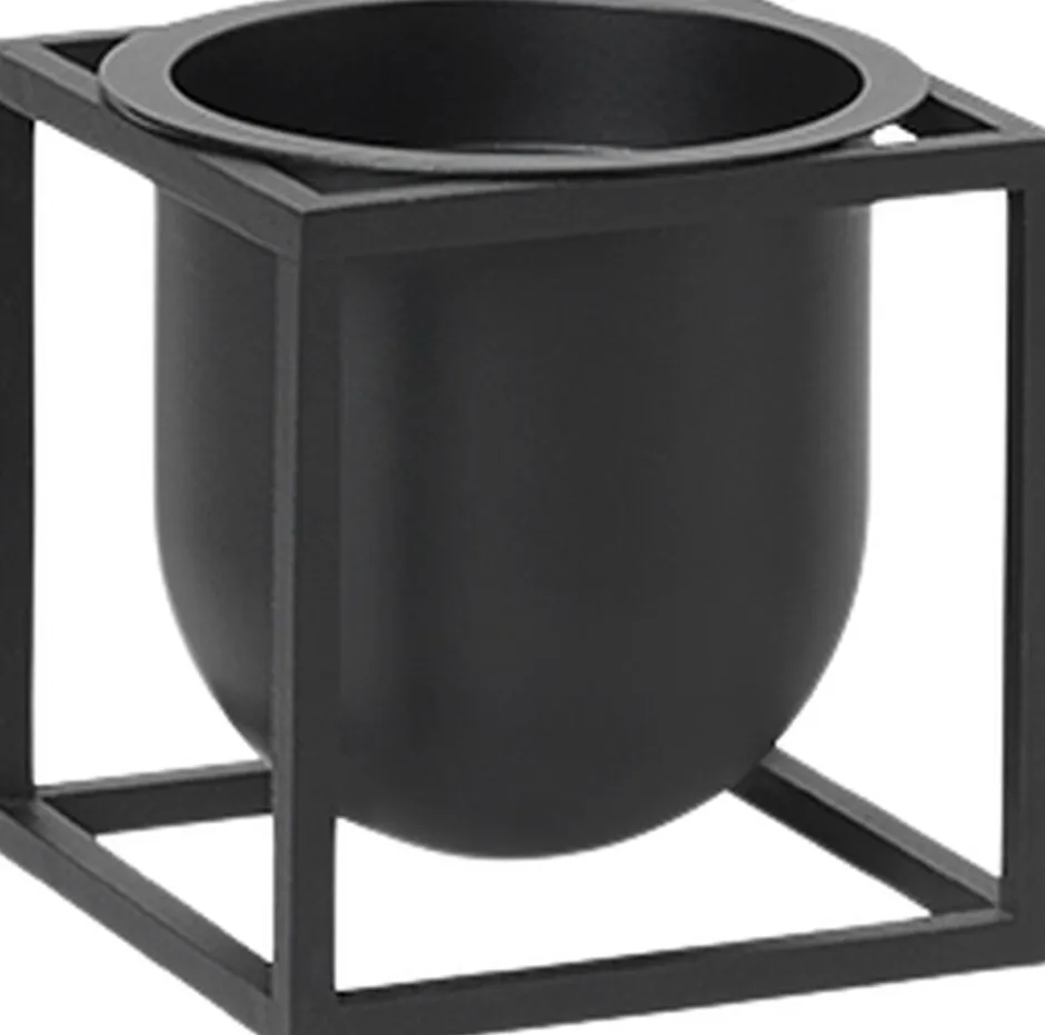 Vaser & Urtepotteskjulere<Audo Copenhagen Kubus Flowerpot 10, Black
