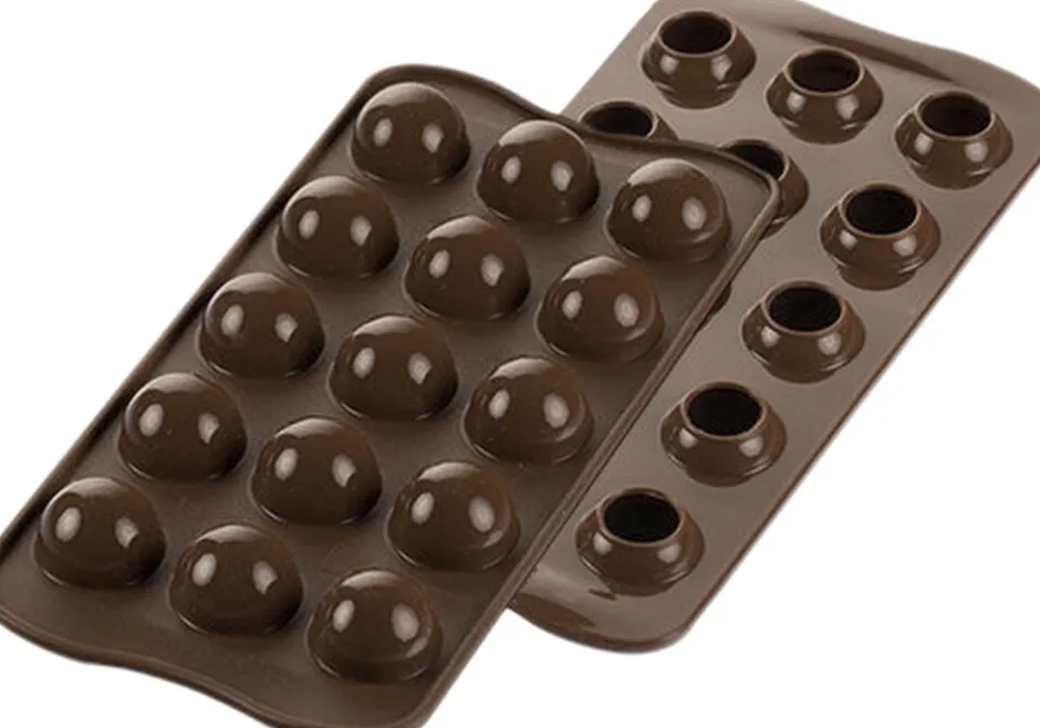 Bageartikler<Silikomart KUGLE CHOKOLADEFORM