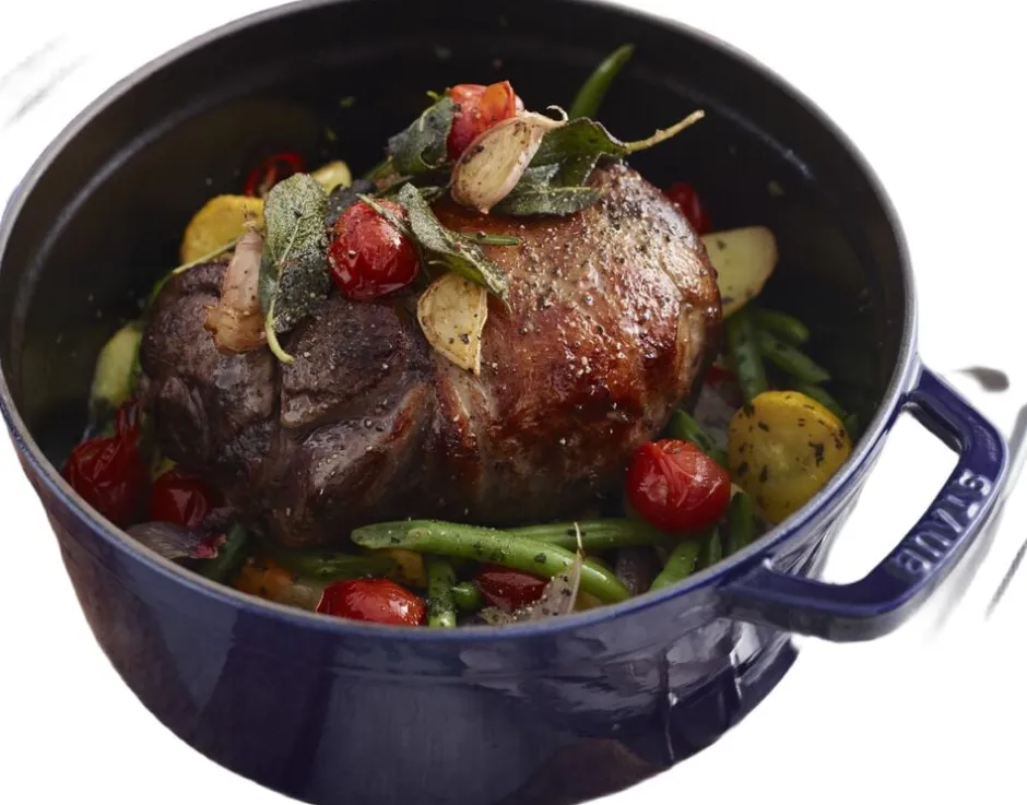 Gryder & Pander<Staub La Cocotte 24 cm blå
