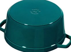 Gryder & Pander<Staub La Cocotte Cocotte 26 cm / 5,25 l, Rund, La-Mer-Turkis-Blågr