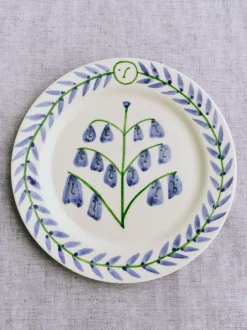 Tallerkener<Hay La Pittura Plate - Ø24 - Bluebells