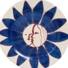 Tallerkener<Hay La Pittura Plate - Ø28,5 - Deep blue flower