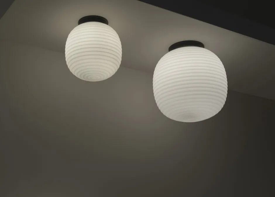 Loftlamper<New Works Lantern Globe Ceiling Lamp Frosted white