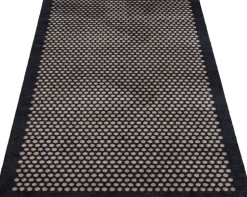 Gulvtæpper<Tica Copenhagen Løber 90x200 cm, dot sort/sand
