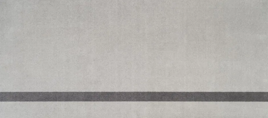 Gulvtæpper<Tica Copenhagen Løber, 130x90 cm, stripe vertical lysegrå/steelgrey