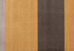 Gulvtæpper<Tica Copenhagen Løber, 130x90 cm, stripes-horizon dijon/brun/sand