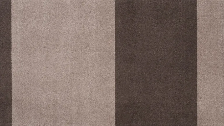 Gulvtæpper<Tica Copenhagen Løber, 67x120 cm, stripes-horizon sand/brun