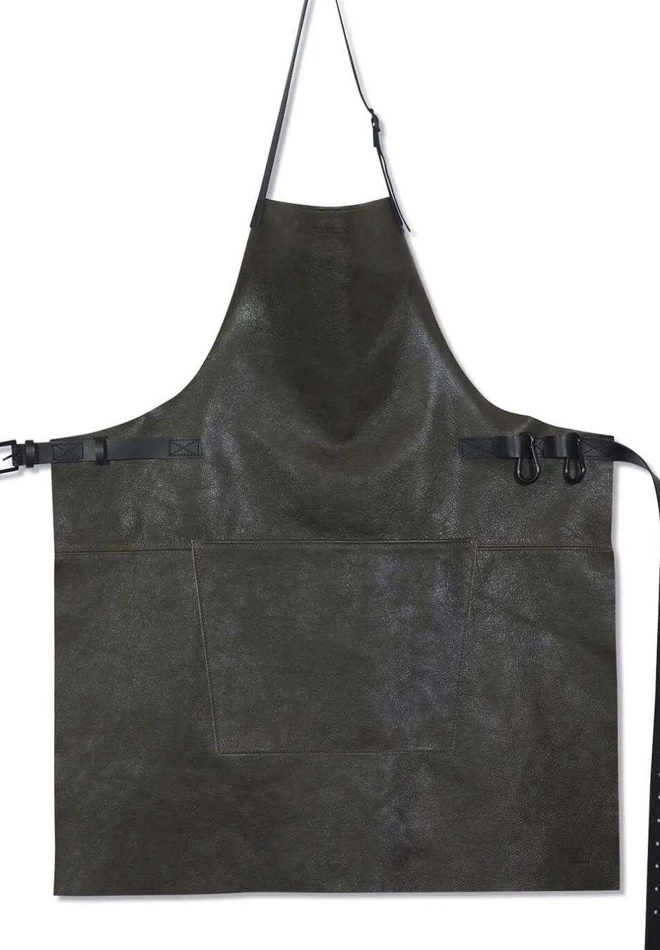 Tekstiler Til Køkkenet<DutchDeluxes Læderforklæde BBQ Style Apron Vintage Grey