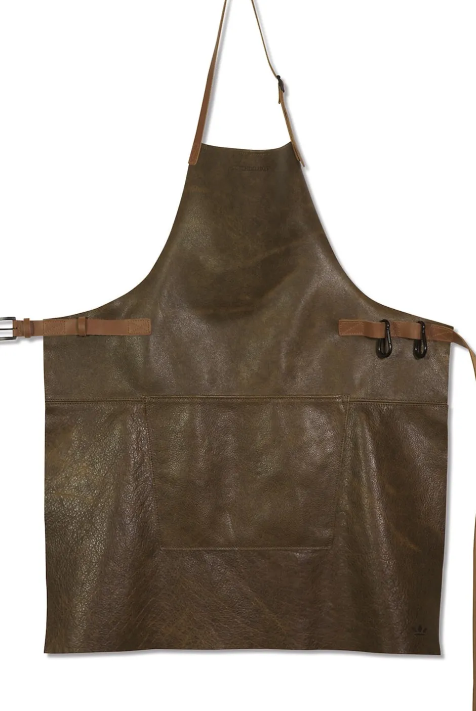 Tekstiler Til Køkkenet<DutchDeluxes Læderforklæde BBQ Style Apron Vintage Brown