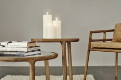 Lys & Lysestager|Elektriske Julelys<Uyuni LED Pillar Candle - Nordic White - 7,8 x 20 cm