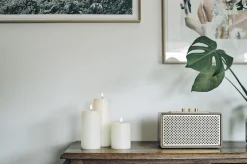 Lys & Lysestager|Elektriske Julelys<Uyuni LED Pillar Candle - Nordic White - 7,8 x 20 cm