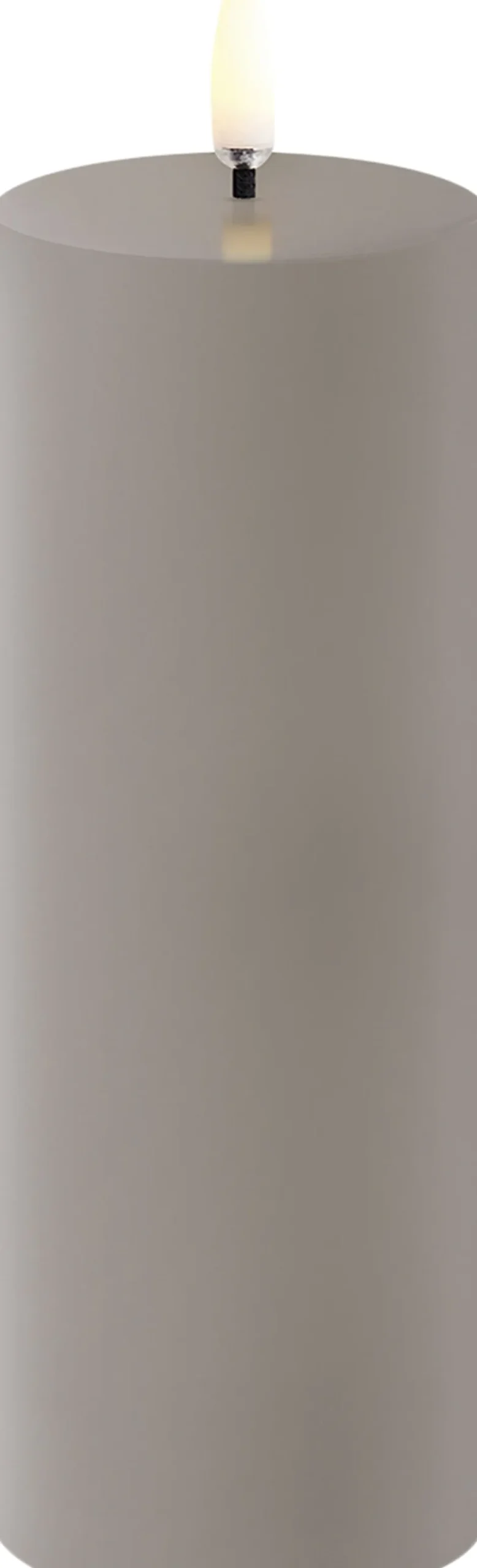 Elektriske Julelys<Uyuni LED pillar candle, Sandstone, Smooth, 5,8x15,2 cm