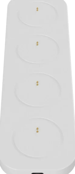 Lys & Lysestager<Uyuni LED rechargeable base, Small, USB-C, White, 21x6 cm