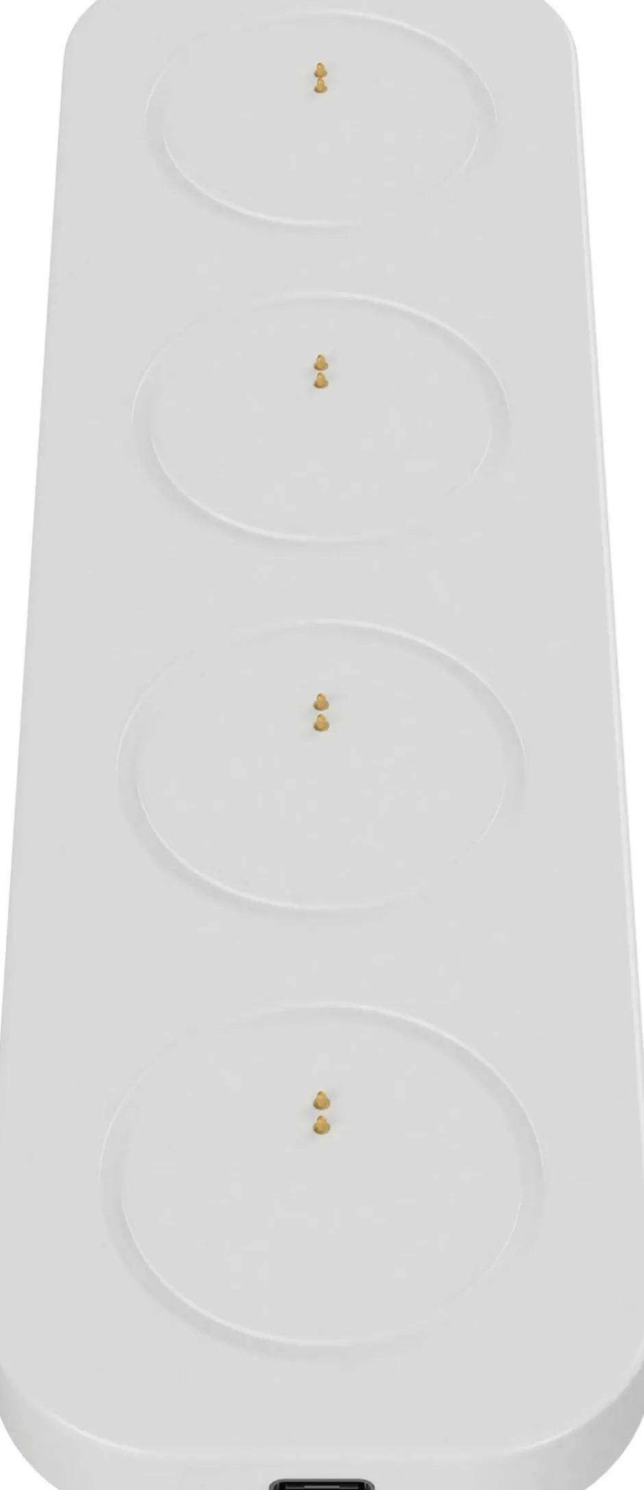 Lys & Lysestager<Uyuni LED rechargeable base, Small, USB-C, White, 21x6 cm