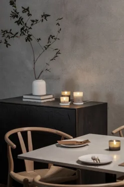 Lys & Lysestager<Uyuni LED rechargeable glass candle, Vanilla, 9,2x10,2 cm