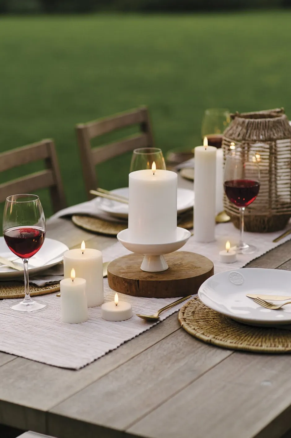 Lys & Lysestager|Elektriske Julelys<Uyuni LED Taper Candle - twin pack - Nordic White - 2,3 x 20 cm