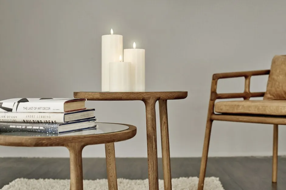 Lys & Lysestager|Elektriske Julelys<Uyuni LED Taper Candle - twin pack - Nordic White - 2,3 x 20 cm