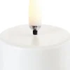 Lys & Lysestager|Elektriske Julelys<Uyuni LED tealight 400~ battery incl., Nordic white wax, Smooth, 4x2,1 cm