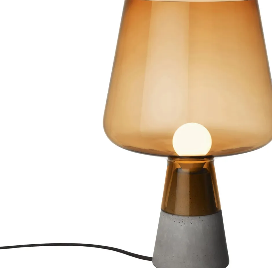 Bordlamper<Iittala Leimu lampe 38x25cm kobber