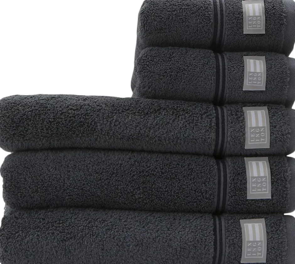 Håndklæder<Lexington Hotel Towel Gray/Dk Gray Grå