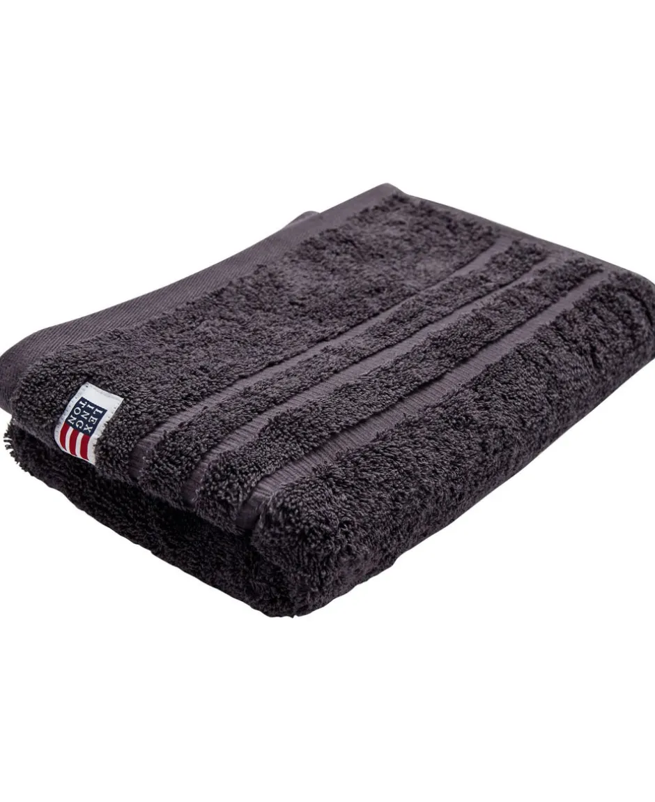 Håndklæder<Lexington Original towel Charcoal Mørkegrå