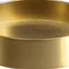 Lys & Lysestager<Uyuni Light Candleholder pillar, Matte Brass, 9x3 cm