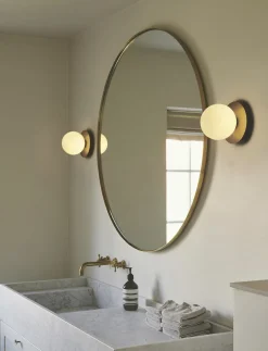 Væglamper|Loftlamper<Nuura Liila 1 Medium IP44 , nordic gold / opal