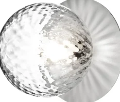 Væglamper|Loftlamper<Nuura Liila 1 Medium IP44, light silver / optic clear