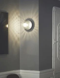 Væglamper|Loftlamper<Nuura Liila 1 Medium IP44, light silver / optic clear