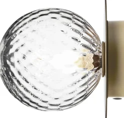 Væglamper|Loftlamper<Nuura Liila 1 Medium IP44, nordic gold / optic clear