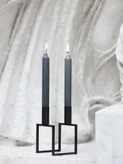 Lys & Lysestager<Audo Copenhagen Line, Candle Holder, Black