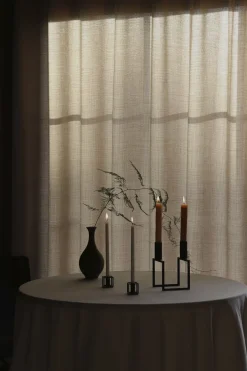 Lys & Lysestager<Audo Copenhagen Line, Candle Holder, Black